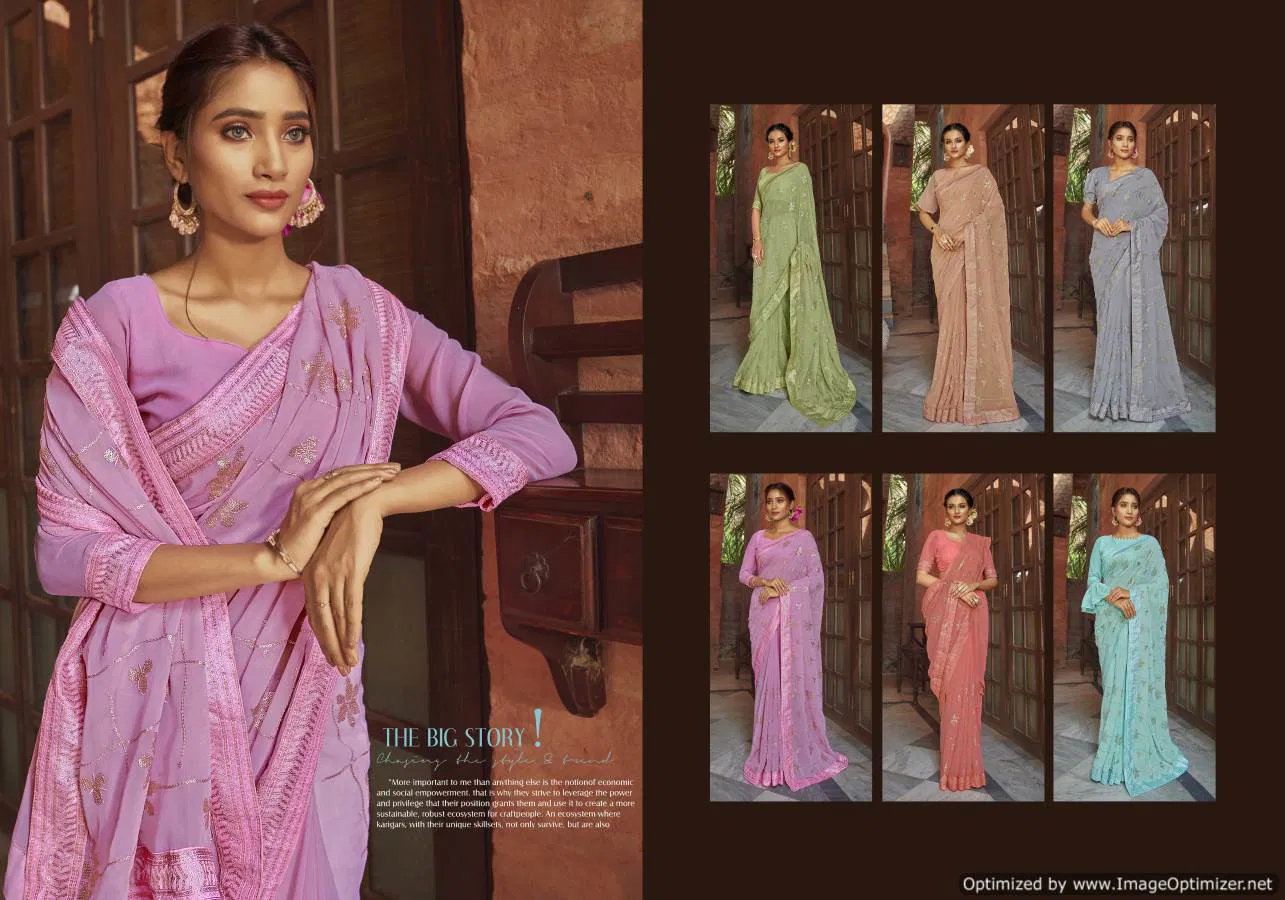 Ynf Aza Sequence New Party Wear Designer Georgette Saree Collection